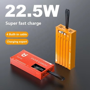 Batterie externe GaN Tech 30000 mAh ultra-mince à <span class=keywords><strong>charge</strong></span> rapide avec affichage LED, forme personnalisée pour camping et téléphone - Product Image 4