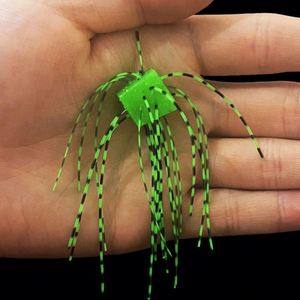10 unidades/bolsa 1.7g 2.6g Señuelo artificial de silicona suave con forma de dado DIY para pesca de bacalao y agua dulce/salada sin anzuelos - Product Image 3