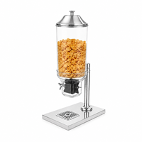 Distributeur de nourriture sèche 7L, conteneur de rangement pour comptoir, distributeur de bonbons, de noix, de céréales pour hôtel, buffet, petit-déjeuner