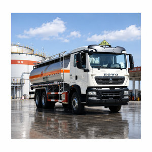รถบรรทุกน้ำมันเชื้อเพลิง Sinotruk HOWO Tx 6X4 350 แรงม้า ยูโร 2 รถบรรทุกถังน้ำมัน Adr ขนาด 20000 ลิตร 20 ลูกบาศก์เมตร สำหรับส่งน้ำมันดีเซล - Product Image 1