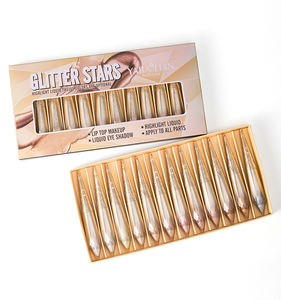 Paleta de Sombras de Ojos Líquidas de Alta Pigmentación, Brillo Labial Vegano, Sin Crueldad, Resistente al Agua, Iluminador, Paleta de Sombras de Ojos Mágica Brillante - Product Image 2