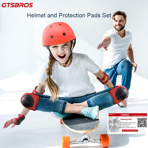 Kinder Kleinkinder Jungen Mädchen Skateboard Fahrrad Helm Knieschoner Ellbogenschoner Set Hartschalen-Schutz Frühling - Product Image 6