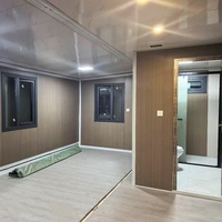 Maison préfabriquée en conteneur pour chantier de construction, facile à déplacer, unité de logement mobile extensible