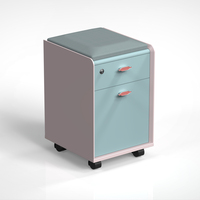 Armoire de classement de bureau portable simple et de haute qualité avec tiroir mobile à poulie