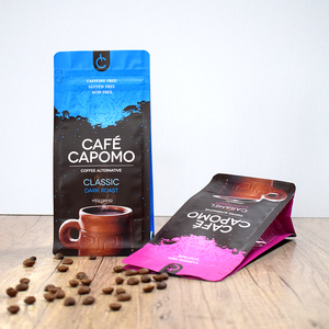 Customized Design Flat Bottom 1kg 2kg Aluminum Foil Coffee <b>Beans</b> Packaging <b>Bags</b> Powder Storage Stand Up <b>Bags</b> with Valve - Product Image 2