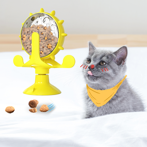 Interactieve IQ Pet Slow <span class=keywords><strong>Feeder</strong></span> - Windmolen-roterende voedseldispenser voor honden en katten - Product Image 1