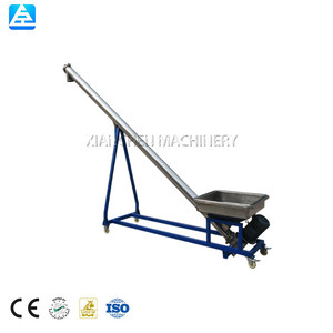 Fábrica preço pó seco semente açúcar espiral alimentador parafuso trado transportador com funil - Product Image 4