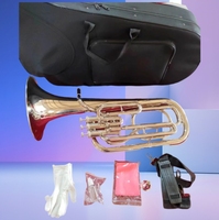 Brass Instruments Band Baritone Wind Music Instruments Bb Nickel Silver Alloy Hot-selling Model Piston Valve Baritone