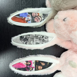 Coniglio di Peluche Personalizzato con Foto, Coniglio Imbottito Personalizzato con Immagini di Famiglia per un Regalo Unico di San Valentino - Product Image 4