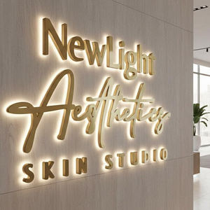 Enseignes lumineuses LED d'intérieur haut de gamme, lettres en acrylique personnalisables avec éclairage lumineux pour le bureau, la salle d'exposition et la décoration de boutique - Product Image 3