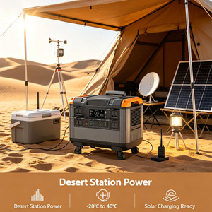 Station d'alimentation portable 3000W 110VAC 230V, système de stockage d'énergie tout-en-un, générateur solaire de secours domestique - Product Image 5