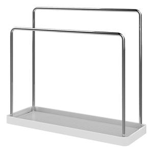 Estante <span class=keywords><strong>de</strong></span> cocina <span class=keywords><strong>de</strong></span> acero inoxidable 304, doble nivel, fregadero <span class=keywords><strong>de</strong></span> escritorio estrecho, escurridor lateral para esponja, toalla, paño para platos, Herramientas <span class=keywords><strong>de</strong></span> limpieza - Product Image 2