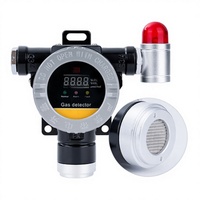 Detector de Gas Fijo para Oxígeno O2 0-30%VOL, a Prueba de Explosiones, Certificado ATEX CE Ex d, con Alarma Sonora y Luminosa DR800