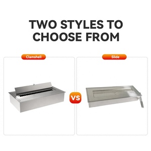 <span class=keywords><strong>Cheminée</strong></span> Bioéthanol Design Panneau <span class=keywords><strong>pour</strong></span> Salon avec Outil d'Extinction - Offre Spéciale - Product Image 3