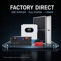 Système d'alimentation hors réseau personnalisé 1-200 kW, batterie solaire LiFePO4, solution complète, conception ODM pour votre marque, directement de l'usine