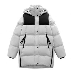 Custom Printed Winter Detachable Puffer Women Men Warm Windproof Parka Coats Zipper Closure Polyester Padding <b>Jacket</b> - Product Image 4