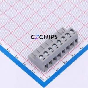 2EDGK-5.08-08P-11-1000A(H) Screw Terminal Block Through hole Component (THT),P=5.08mm Connector 5.08mm Through Hole - Product Image 1
