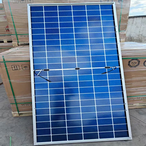 Panneau solaire monocristallin de type N 580W 585W 590W 182mmx182mm à cellules demi-coupées, module photovoltaïque bifacial double vitrage - Product Image 1