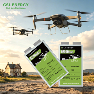 GSL ENERGY 340Wh/kg Solid State 1000 Cycles 67000mAh 3.7V 10C Drone Battery Pack Agricultural Drone -20-55 740g - Product Image 3