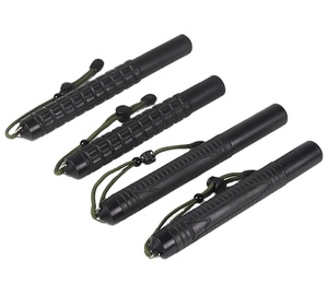 Bâton de sécurité extensible robuste à trois sections avec pointe en acier allié pour la patrouille - Product Image 2