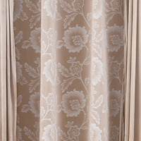 Rideau à double épaisseur, drapé, cortinas arabes modernes, rideau de fenêtre brun, salon