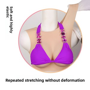 Prótesis de Seno Femenino de Silicona, Estilo Delgado, Transpirable y Ligero, para Crossdressing y Transmisiones en Vivo - Product Image 4