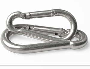 M4 M5 M6 M8 M10 M11 M12, llavero de acero inoxidable barato, ganchos a presión de resorte, <span class=keywords><strong>mosquetones</strong></span> de <span class=keywords><strong>escalada</strong></span> - Product Image 4