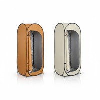 Tente de douche extérieure chauffée, toilettes mobiles de camping, cabine de douche extérieure portable sans construction requise, disponible en gros