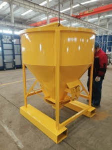 Skip beton vertikal tipe Manual untuk Beton precast, ember beton dengan struktur kompak, kiribble beton - Product Image 5