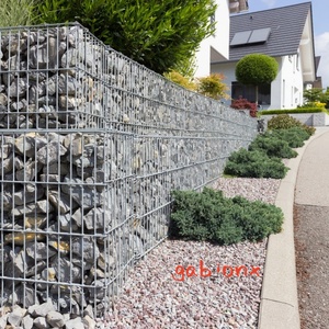Gabion soldado galvanizado en caliente personalizado, nuevo estilo, cesta de Gabion, caja de Gabion soldada para decoración de jardín, 100x100x50cm - Product Image 6