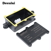 Kotak Sambungan Deenlai FSH713-A dengan Fitting Kompresi 8MM 2 Port, Casing Plastik PC