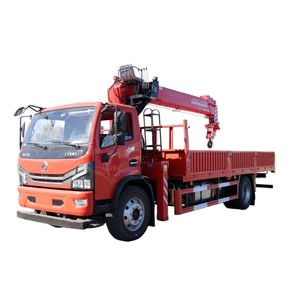 Factory Direct DFAC 8 Ton Truck <b>Crane</b> Loader Dongfeng 4x2 Telescopic Arm <b>Cranes</b> Truck for Sale - Product Image 1