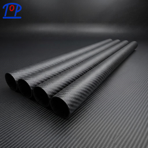 Tube en fibre de carbone mat noir 3k brillant fabriqué en Chine - Product Image 1