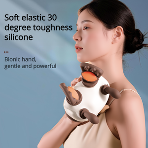 Masseur de dos, de cou et d'épaules bionique OEM/ODM Shiatsu 3D 4D pétrissant, pour <span class=keywords><strong>les</strong></span> tissus profonds, le trapezius cervical, la relaxation musculaire - Product Image 4