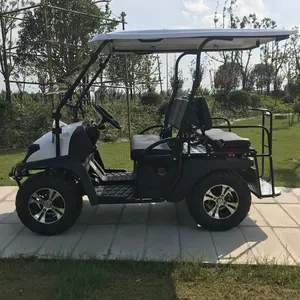 Nieuwe 4 Passagiersboerderij Elektrische Utv Walking Golfkar Outdoor Golfkar Limousine Te Koop