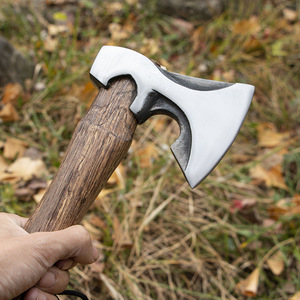 Hache de camping en acier au manganèse forgé Hachette à découper robuste <span class=keywords><strong>Tomahawk</strong></span> de combat de survie pour la coupe du bois et l'utilisation domestique - Product Image 2