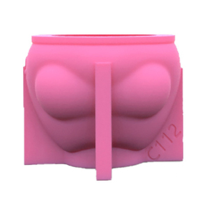 Easy Operating Novelty Real 3D <strong>Big</strong> Eyes Cat <strong>Head</strong> DIY Silicone Concrete Resin Plaster Vase <strong>Pot</strong> Jar Mold