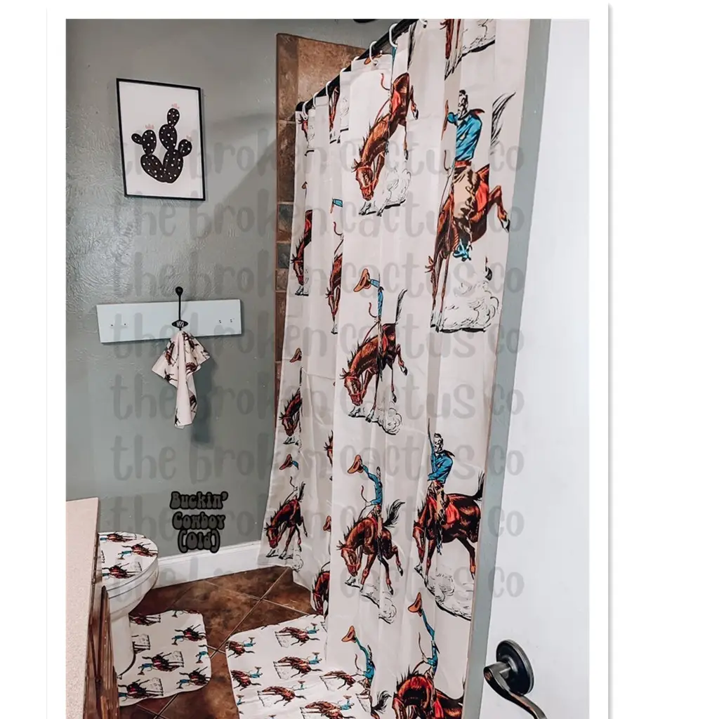 Rideau de douche de Style occidental, Design personnalisé, ensembles de rideaux de chambre à coucher de luxe imprimés en 3D