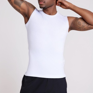Vêtements de sport pour hommes, col en V, légers, respirants, en tricot à carreaux, avec logo personnalisé en gros - Product Image 3