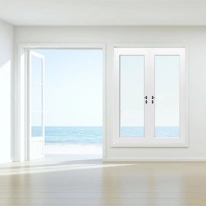 Diseño Simple Personalizado UPVC Puerta de entrada frontal <span class=keywords><strong>Ventanas</strong></span> <span class=keywords><strong>y</strong></span> <span class=keywords><strong>puertas</strong></span> de vinilo <span class=keywords><strong>Puertas</strong></span> abatibles francesas de vidrio templado doble de plástico - Product Image 6