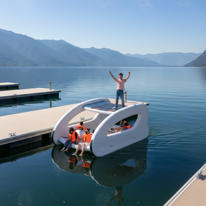 Catamarán Eléctrico Flotante <span class=keywords><strong>de</strong></span> Lujo, Personalizado, Inflable, Portátil, con Tecnología Drop Stitch, para Uso en el <span class=keywords><strong>Mar</strong></span> - Product Image 1
