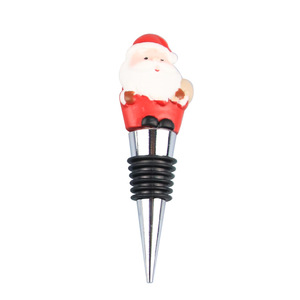 Santa Claus Wine Stopper Metal Christmas Bottle Seal For Home Use - Product Image 5