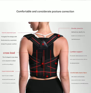 Gilet Correttore di Postura, Migliora la Postura, Fornisce Supporto Lombare, Supporto per <span class=keywords><strong>Spalle</strong></span> e Schiena, Raddrizzatore Posturale - Product Image 2