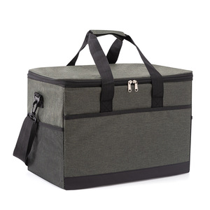 Sac à déjeuner isotherme à grande capacité avec logo personnalisé en gros, sac à déjeuner de pique-nique en plein air, imperméable, en Oxford, sac à déjeuner bento, glacière - Product Image 3