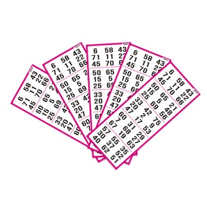 Juego de Bingo de Tarjetas Personalizadas al por Mayor con Impresión Digital de Datos Variables y Tarjetas de Papel Desprendibles - Product Image 6