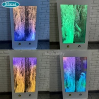 Panneau mural en acrylique à bulles, panneau lumineux thérapeutique changeant de couleur, équipement sensoriel LED interactif pour la stimulation de l'autisme