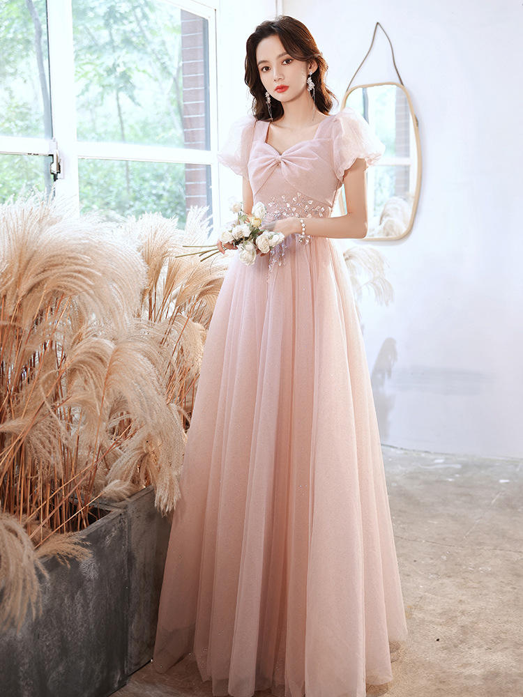 formal dress blush pink