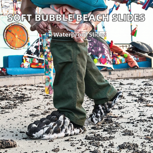 Nouvelles pantoufles unisexes en litchi à bulles, antidérapantes, <span class=keywords><strong>pour</strong></span> la maison, chaussures <span class=keywords><strong>de</strong></span> massage <span class=keywords><strong>pour</strong></span> hommes et <span class=keywords><strong>femmes</strong></span>, automne-hiver, intérieur et extérieur - Product Image 3