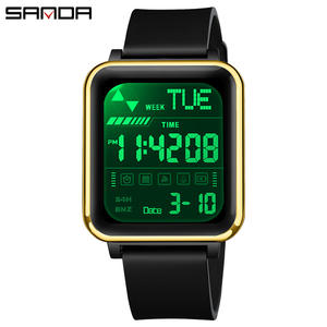 Reloj Deportivo Casual de Moda Sanda 6159 para Hombre, Reloj Digital LED Resistente al Agua, Reloj de Pulsera Electrónico Masculino con Precio de Mayoreo - Product Image 5