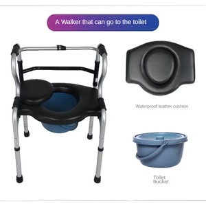 Foldable Mobility Frame Walking Aids Aluminum Zimmer Frame for Disabled Adults and the Elderly - Product Image 3